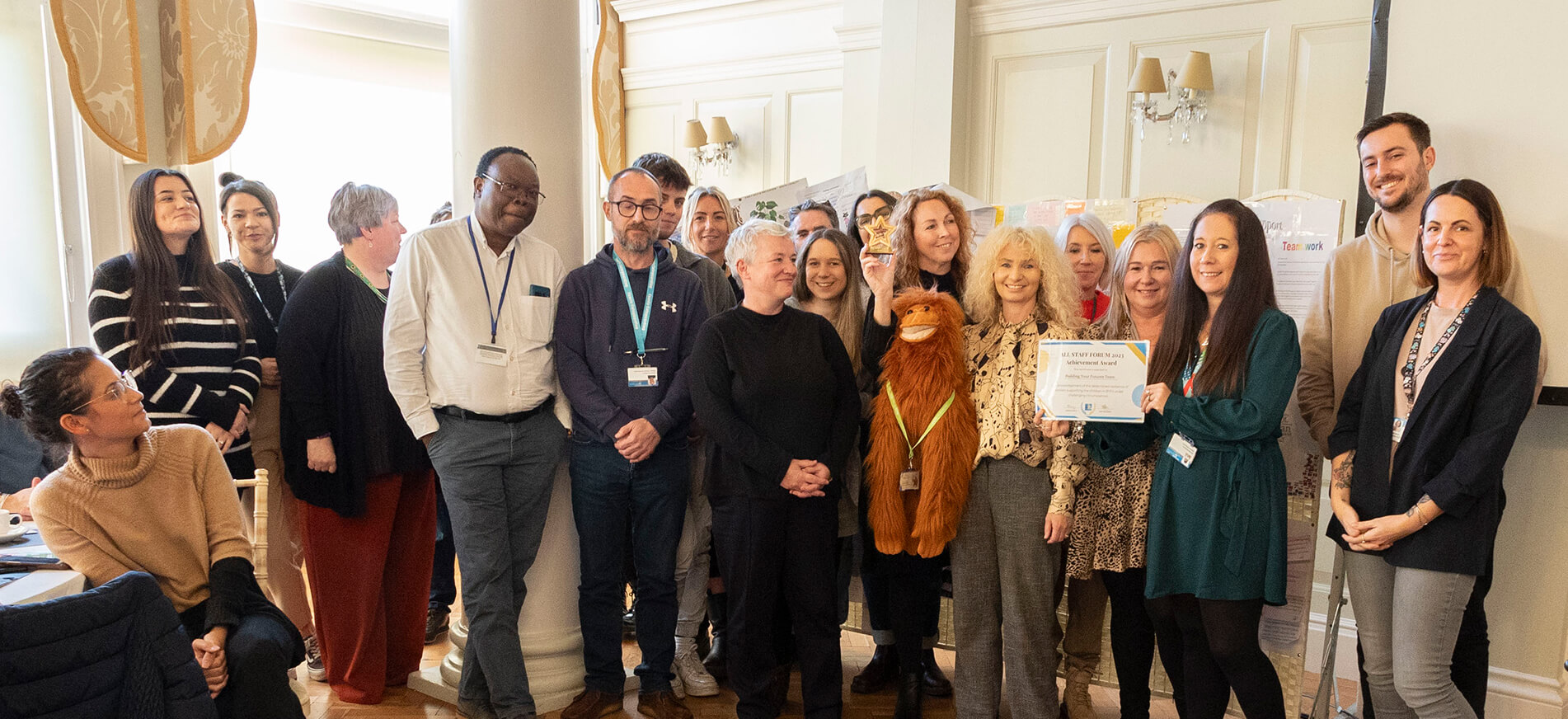 Portsmouth's social care practitioners celebrate their achievements at the event