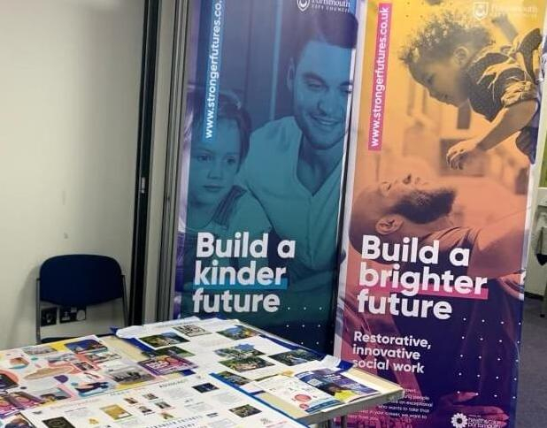 Exhibition stand at Social Work in the South 2024